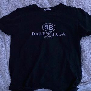 Balenciaga Mode Black Women’s Tshirt